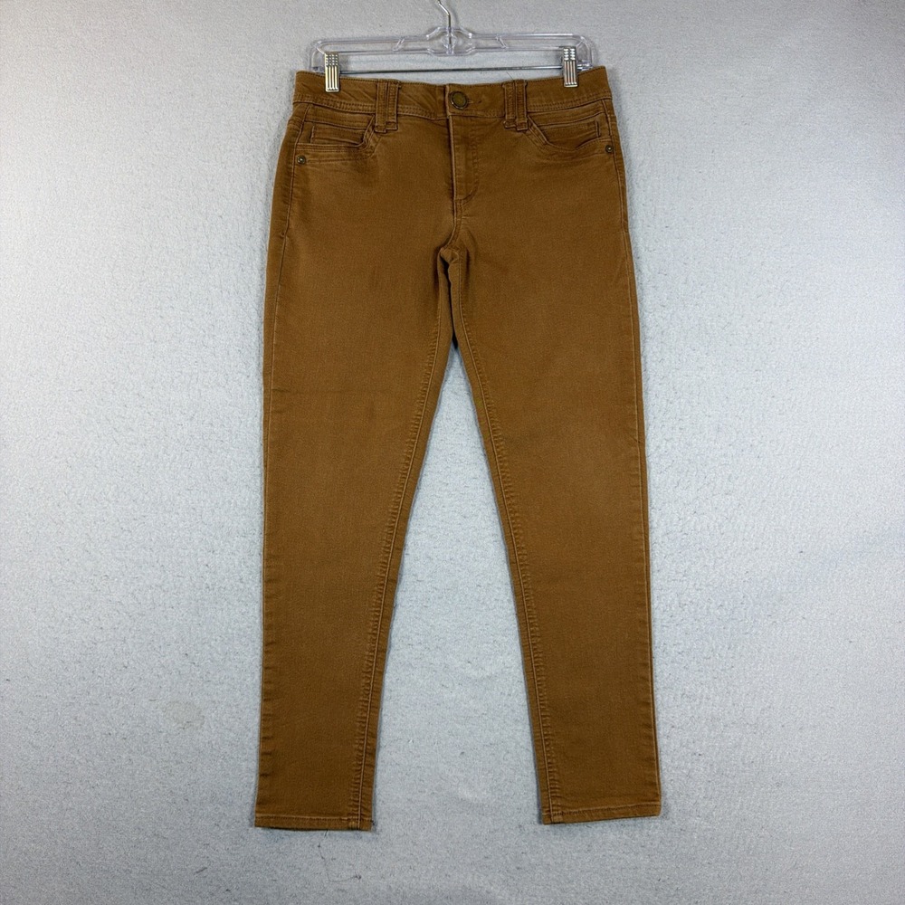 Democracy Women's Size 4 Brown Skinny Ankle Jeans Stretch